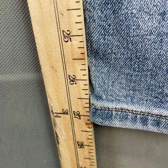 American Eagle Stretch Jeans Women Size 8 Light Blue 5-Pocket Design Zip Fly - Picture 10 of 11